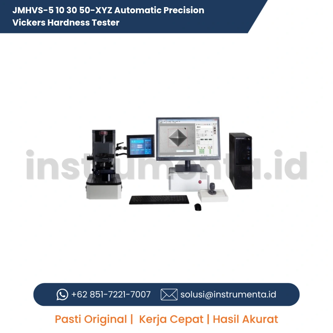 Distributor Resmi Automatic Precision Vickers Hardness Tester JMHVS Series Alat Uji Kekerasan Logam Presisi